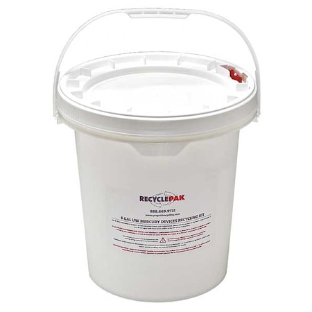 5 Gal Uw Devices Recycling Pail MPN:SUPPLY-049-SWS