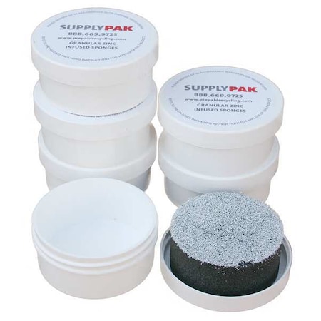 Mercury Sponge Jar (6 Qty) MPN:SUPPLY-246-SWS