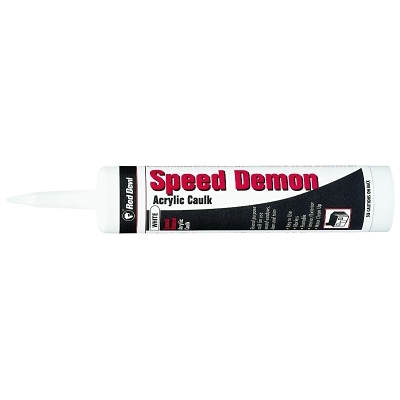 10.1 OZ. White Latex Caulk Speed Demon MPN:0736