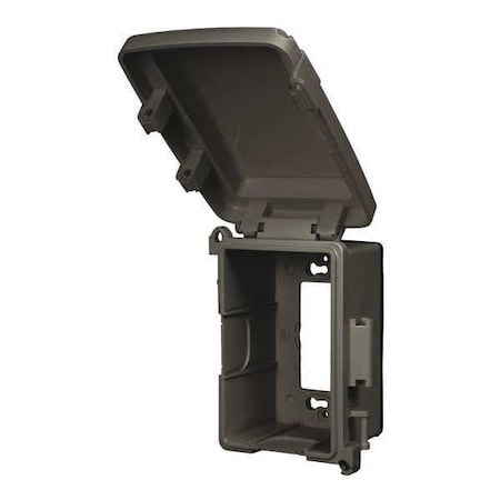 1 -Gang Horizontal or Vertical Weatherproof Cover, PVC MPN:CKPS-BR