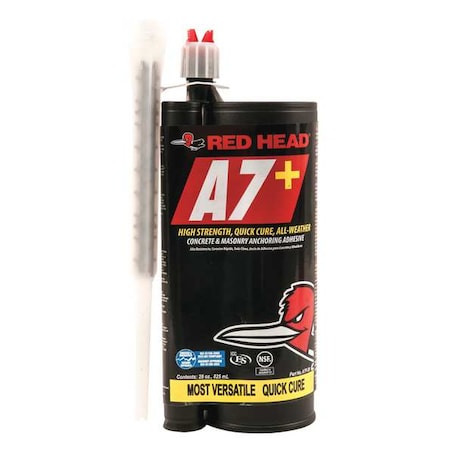 A7+ Acrylic, 28 Oz Container Size Cartridge, Includes Mixing Nozzle MPN:A7P-28