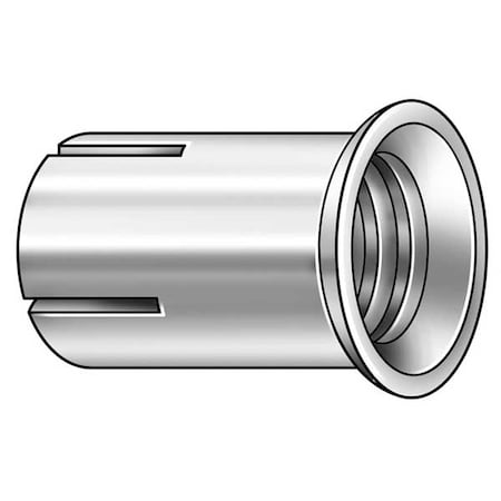 Multi-Set II Flanged Coil Thread Anchor, 1/2