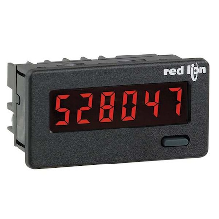 Counter, Red LED, 6 Digits, 2.25