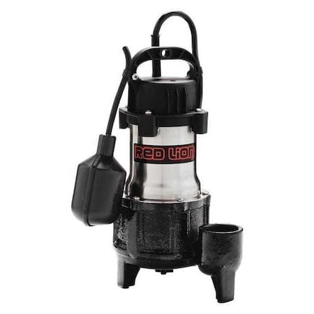 1 HP 2'' FNPT, 1-1/2'' FNPT Adapter Include Sump Pump, 1 HP, 5300 gph, SS, Tethered 115V MPN:14942782