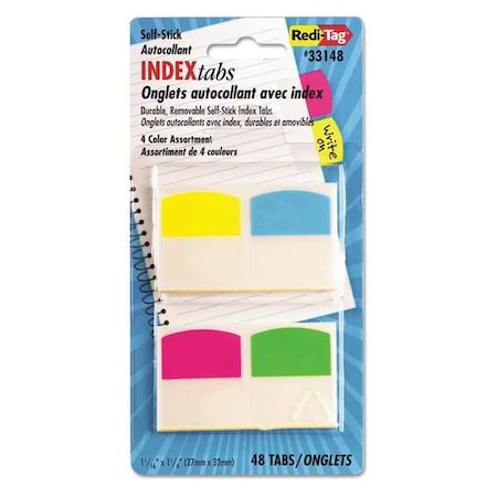 Write-On Self-Slick Index Tab, Pk48 MPN:33148