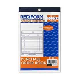 Rediform® Purchase Order Book 3-Part Carbonless 5-1/2