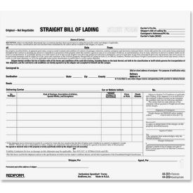 Rediform® Bill of Lading Snap-A-Way 3-Part Carbonless 8-1/2