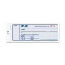 Rediform® Money Receipt Book 3-Part Carbonless 2-3/4