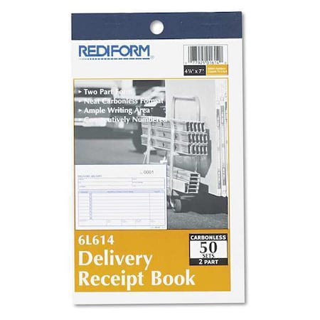 Delivery Receipt Book, 50 Sets MPN:6L614