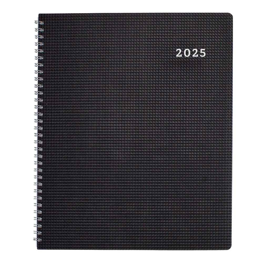 2025 Brownline DuraFlex Weekly Appointment Planner, 11in x 8-1/2in, 50% Recycled, Black, January To December, CB950V.BLK MPN:CB950V.BLK-25