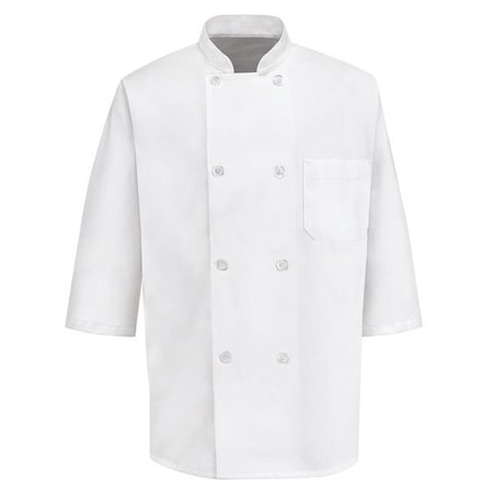 403T12Wht Mns Wh 5/8 Slv Chef Coat MPN:0404WH SS XL