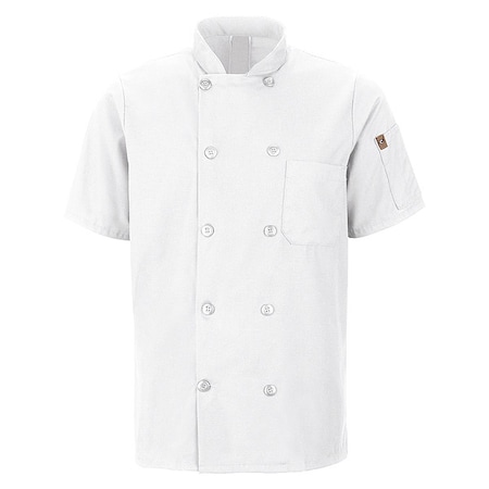 Chef Coat, L, White MPN:046XWH SS L
