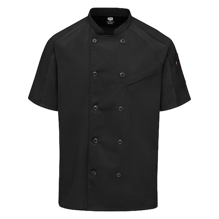 Chef Coat, S, Black MPN:052MBK SS S