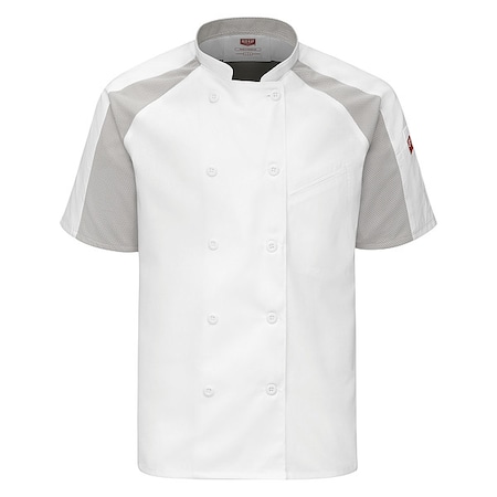 Chef Coat, M, White MPN:052MWH SS M