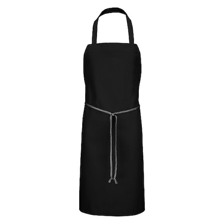 1430Blk Black Bib Apron MPN:1430BK 30 33