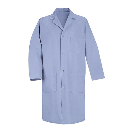 Lab Coat, Cotton/Polyester, 3 Pockets, Snaps MPN:5080LB RG M