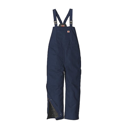 BD30 Insulated Duck Bib Overall, Cotton/Polyester, 10 oz Fabric Weight, 31 in Inseam, Navy MPN:BD30ND RG M