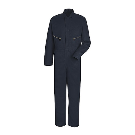 CC18 Mns Ls Cotton Coverall-Navy, Cotton, 8.5 oz Fabric Weight, Navy, 58 Long MPN:CC18NV LN 58
