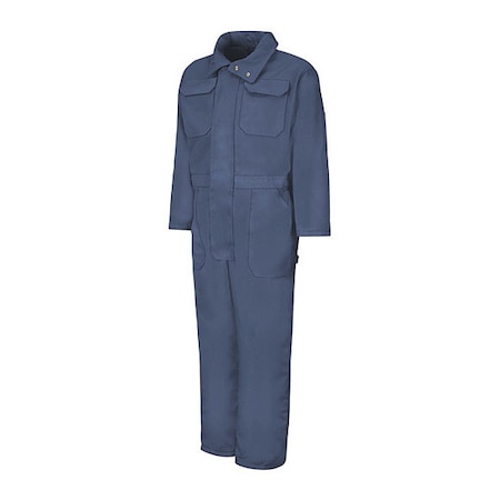 CD32 Insulated Duck Coverall, Cotton/Polyester, 10 oz Fabric Weight, Navy, 3XL Regular MPN:CD32ND RG 3XL