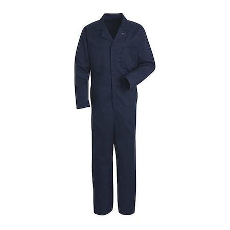 CP30 Ls Navy Poplin Speedsuit, Cotton/Polyester, 5.25 oz Fabric Weight, Navy, XL MPN:CP30NV LN XL