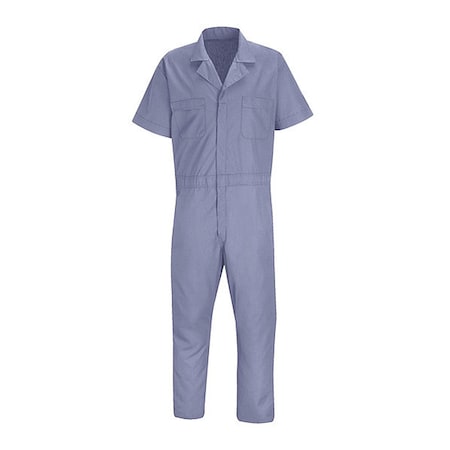 CP40 Ss M. Blue Poplin Speedsuit, Cotton/Polyester, 5.25 oz Fabric Weight, 31
