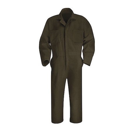 CT10 Mns L/S Brown Action Back, Cotton/Polyester, 7.25 oz Fabric Weight, Brown, XL MPN:CT10BN LN 50