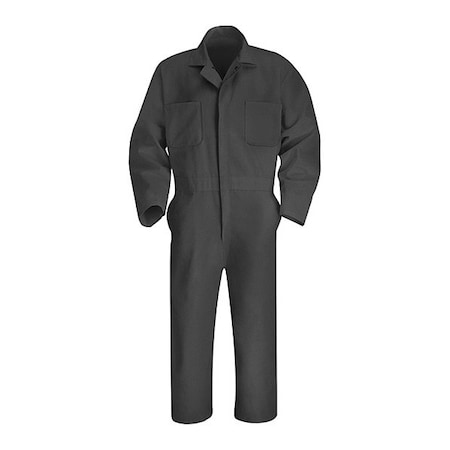 Men's Mns Ls Charcoal Action Back, Cotton/Polyester, Zipper, Charcoal, XS MPN:CT10CH RG 34
