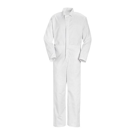 White Coverall-No Breast Pocket MPN:CT16WH RG XXL