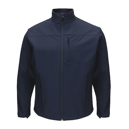 Unisex Jacket, 96% Polyester / 4% Spandex, Zipper, Navy, S MPN:JP68NV RG S