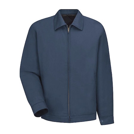 Unisex Jacket, 65% Polyester/35% Cotton, Brass Zipper, Navy, 5XL MPN:JT22NV LN 5XL