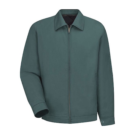Unisex Jacket, 65% Polyester/35% Cotton, Brass Zipper, Green, 4Xl MPN:JT22SG RG 4XL