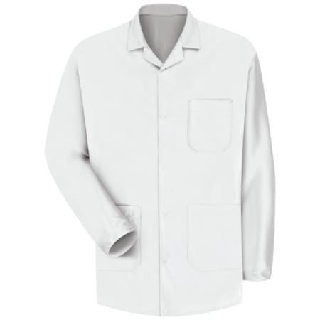 Unisex White Counter Jacket/Esd MPN:KK26WH RG L