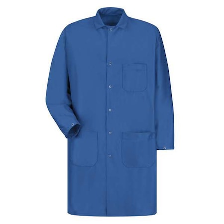 Lab Coat, Warp Knit, 3 Pockets, Snaps MPN:KK28BL RG M