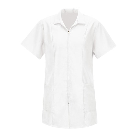 Womens Zip Front Smock MPN:KP43WH SS M