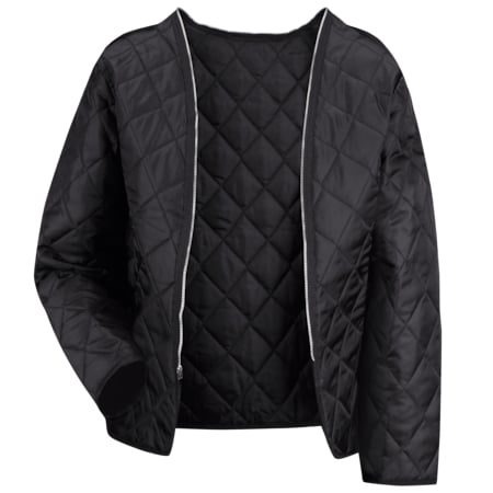 Men's Mns Deluxe Black Zip Out Liner-Ls, Zipper, Black, L MPN:LN30BK LN L
