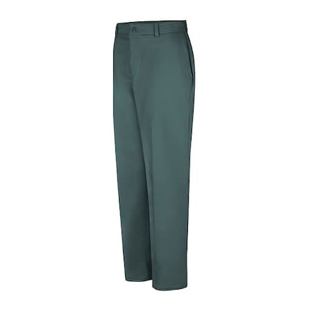 Men's Cotton Work Pant, 35 in, Spruce Green, Cotton MPN:PC20SG 38 32