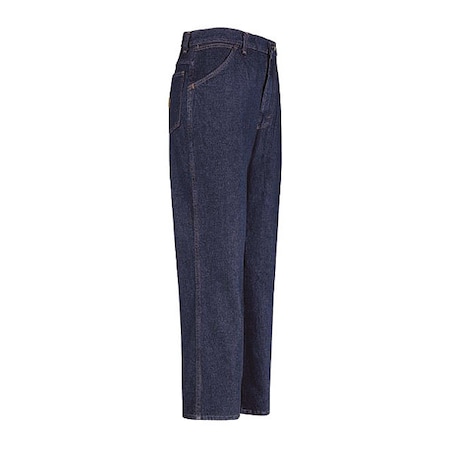 Men's 6P54Pw0 Pre-Wash Indigo Denim Jeans, 38 in, Indigo, Cotton MPN:PD54PW 38 32