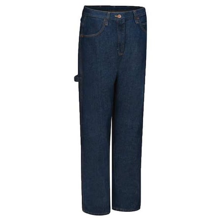 Men's Mens Dungaree Jean, 30 in, Indigo, Cotton MPN:PD80PW 30 34