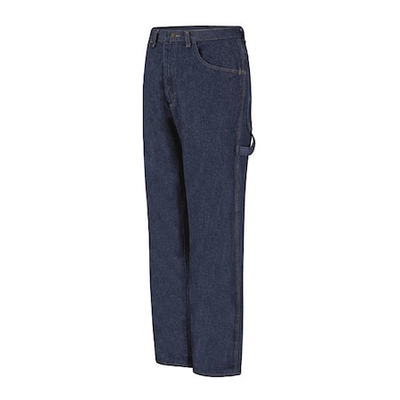 Men's Mens Dungaree Jean, 40 in, Indigo, Cotton MPN:PD80PW 40 34