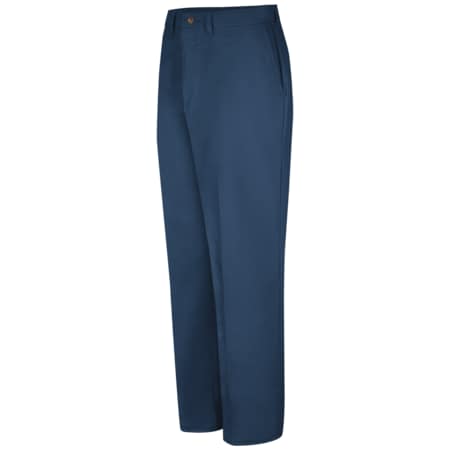 Men's Mns Plain Front Cotton Casual Pant, 29 in, Navy, Cotton MPN:PC44NV 29 34