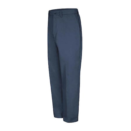 Men's Workpant, 44, Navy, Cotton/Polyester MPN:PT10NV 44 32