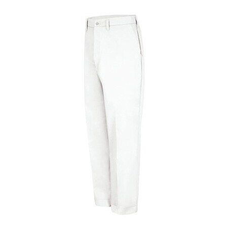 Men's Workpant, 54, White, Cotton/Polyester MPN:PT10WH 54 34