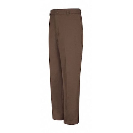 Men's Dura Kap Work Pant, 44, Brown, Cotton/Polyester MPN:PT20BN 44 32