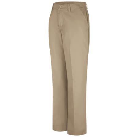 Women's Women's Dura-Kap Industrial Pant, 4, Khaki, Cotton/Polyester MPN:PT21KH 04 28