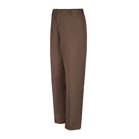 Men's Mens Side Elastic Pant, 40, Brown, Cotton/Polyester MPN:PT60BN 40 30