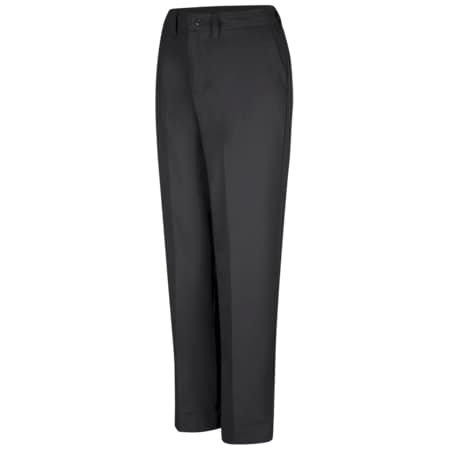 Women's Womens Pant W/Side Elastic, 16, Black, Cotton/Polyester MPN:PT61BK 16 30
