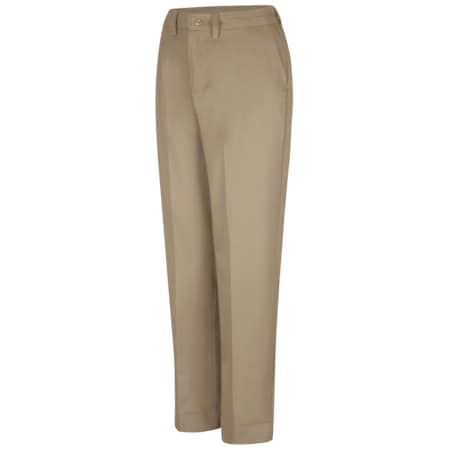 Women's Womens Pant W/Side Elastic, 8, Khaki, Cotton/Polyester MPN:PT61KH 08 30