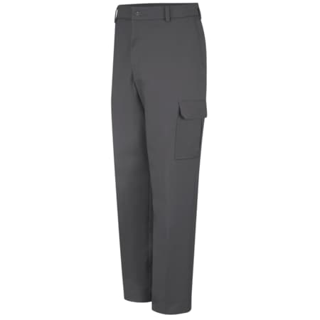 Men's Cargo Pants w/Snaps, 36 in, Gray, Cotton/Polyester MPN:PT88CH 36 34