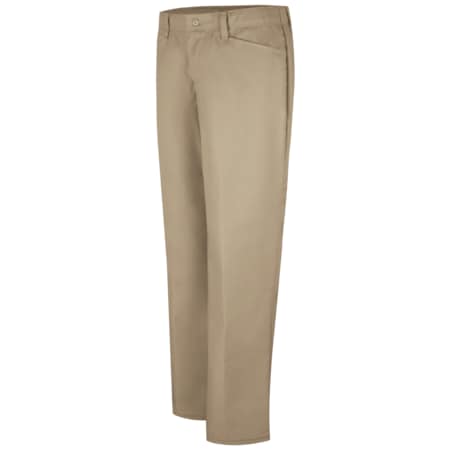 Women's Women's WorknMotion Pants, 20, Khaki, Cotton/Polyester MPN:PZ33KH 20 32