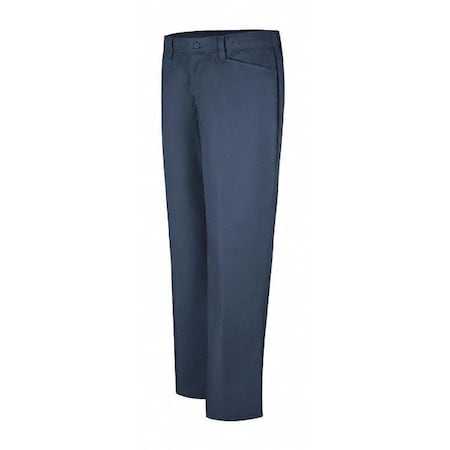 Women's Women's WorknMotion Pants, 14, Navy, Cotton/Polyester MPN:PZ33NV 14 32